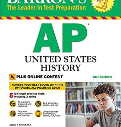 خرید ایبوک Barron's AP United States History with Online Tests دانلود کتاب تاریخچه ایالات متحده آمریکا Barron در ایالات متحده با تست های آنلاین نسخه کیندل download Theobald PDF خرید kindle از امازون